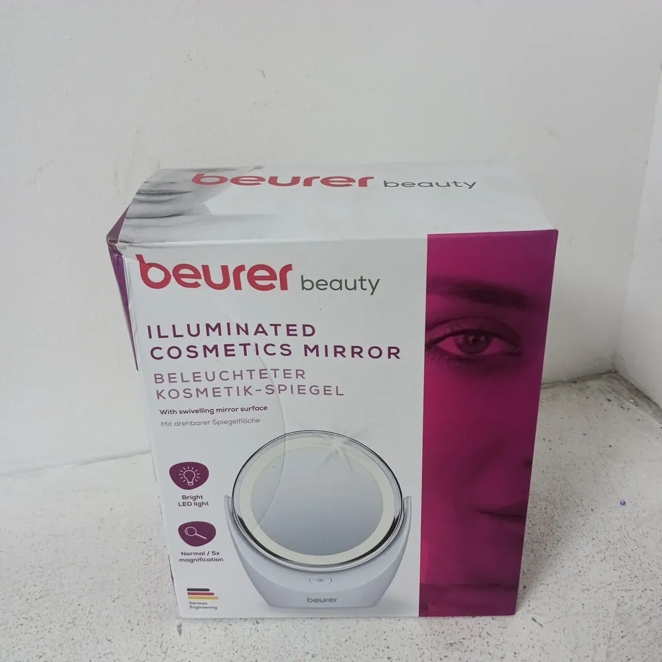 BOXED AND SEALED BEURER ILLUMINATED COSMETICS MIRROR