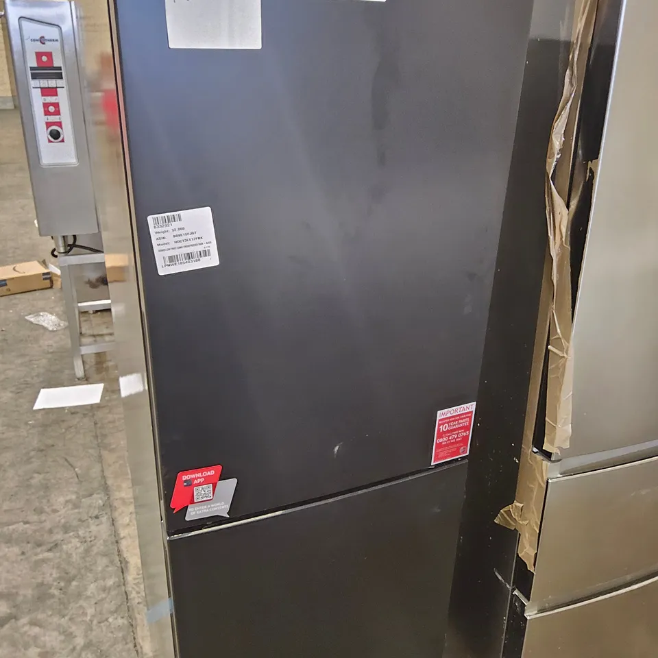HOOVER LOW FROST COMBI FRIDGE FREEZER 55CM - BLACK
