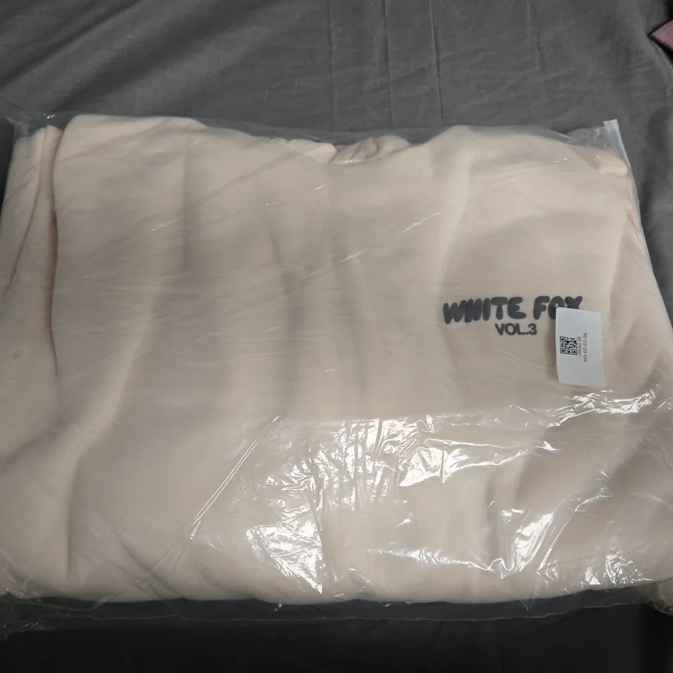 WHITE FOX HOODIE SIZE M