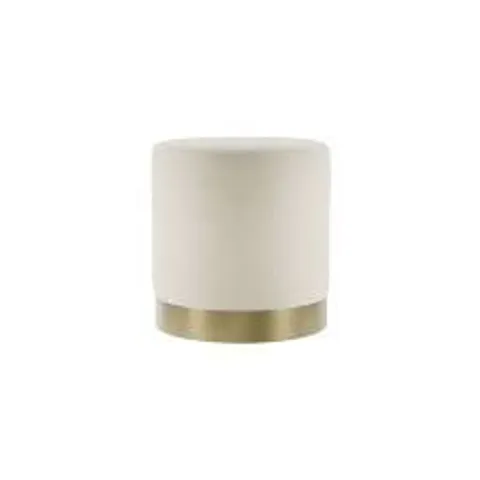 BRAND NEW BOXED LPD HOME LARA POUFFE - BEIGE (1 BOX)