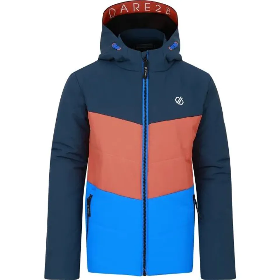 BRAND NEW DARE2B KIDS' JOLLY PUFFER JACKET ATHLETIC BLUE/ORANGE UK SIZE 13 YRS