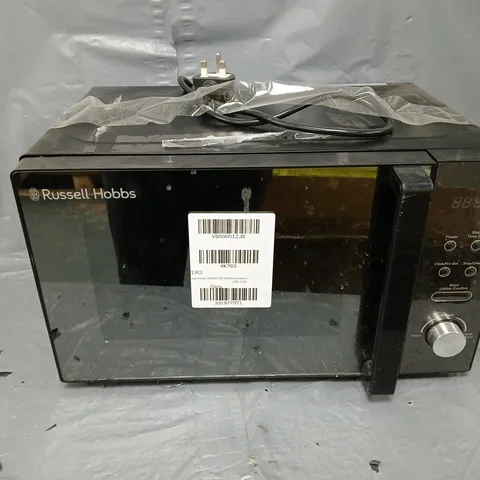 UNBOXED RUSSELL HOBBS RHM2076B 800W BLACK MICROWAVE