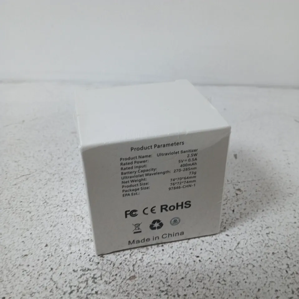 UVC ULTRAVIOLET SANITIZER – COMPACT PORTABLE UNIT (BOXED)