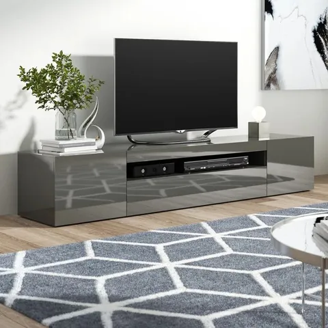BOXED MARIELLE TV STAND FOR TVS UP TO 88" - ANTHRACITE