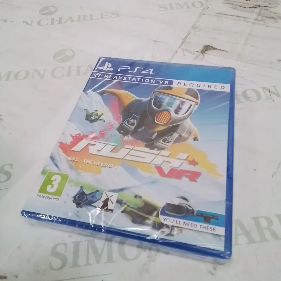 BOXED AND SEALED RUSH VR PS4 GAME