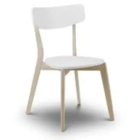 BOXED CASA DINING CHAIR WHITE/LIME (1 BOX OF 4)