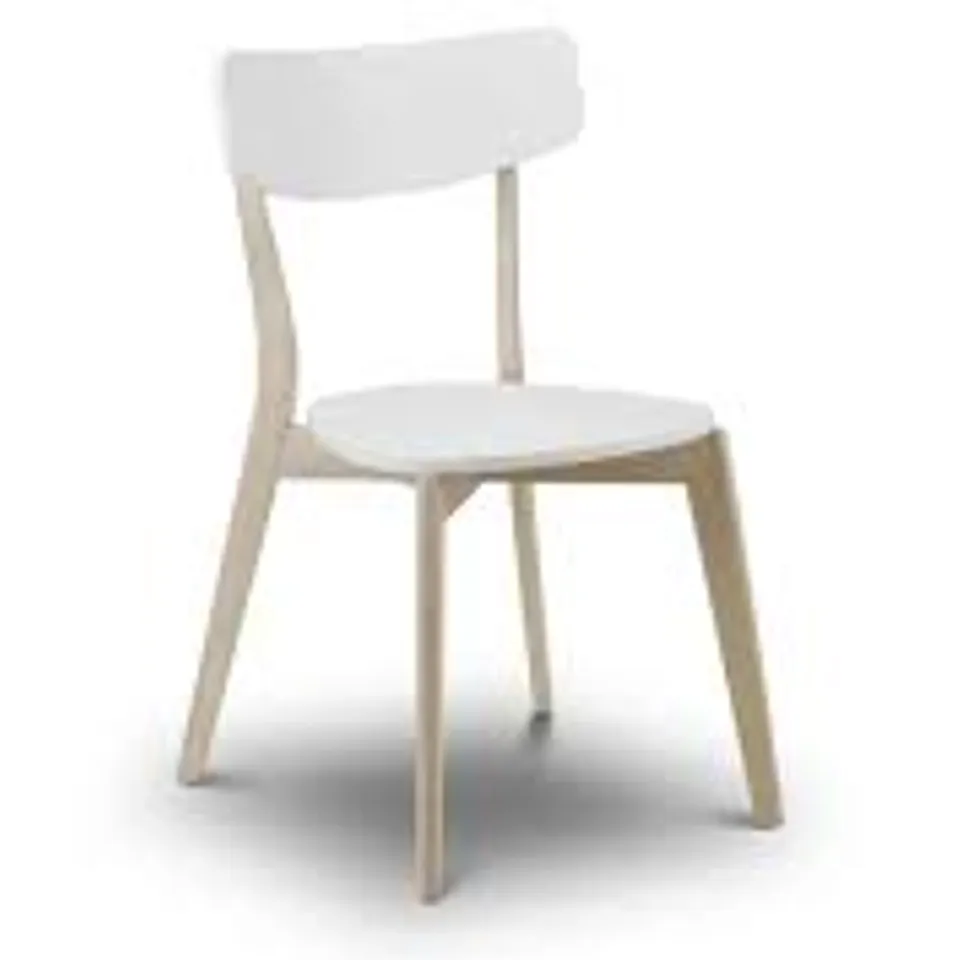 BOXED CASA DINING CHAIR WHITE/LIME (1 BOX OF 4)