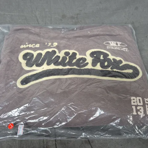 WHITE FOX HOODIE – SIZE L