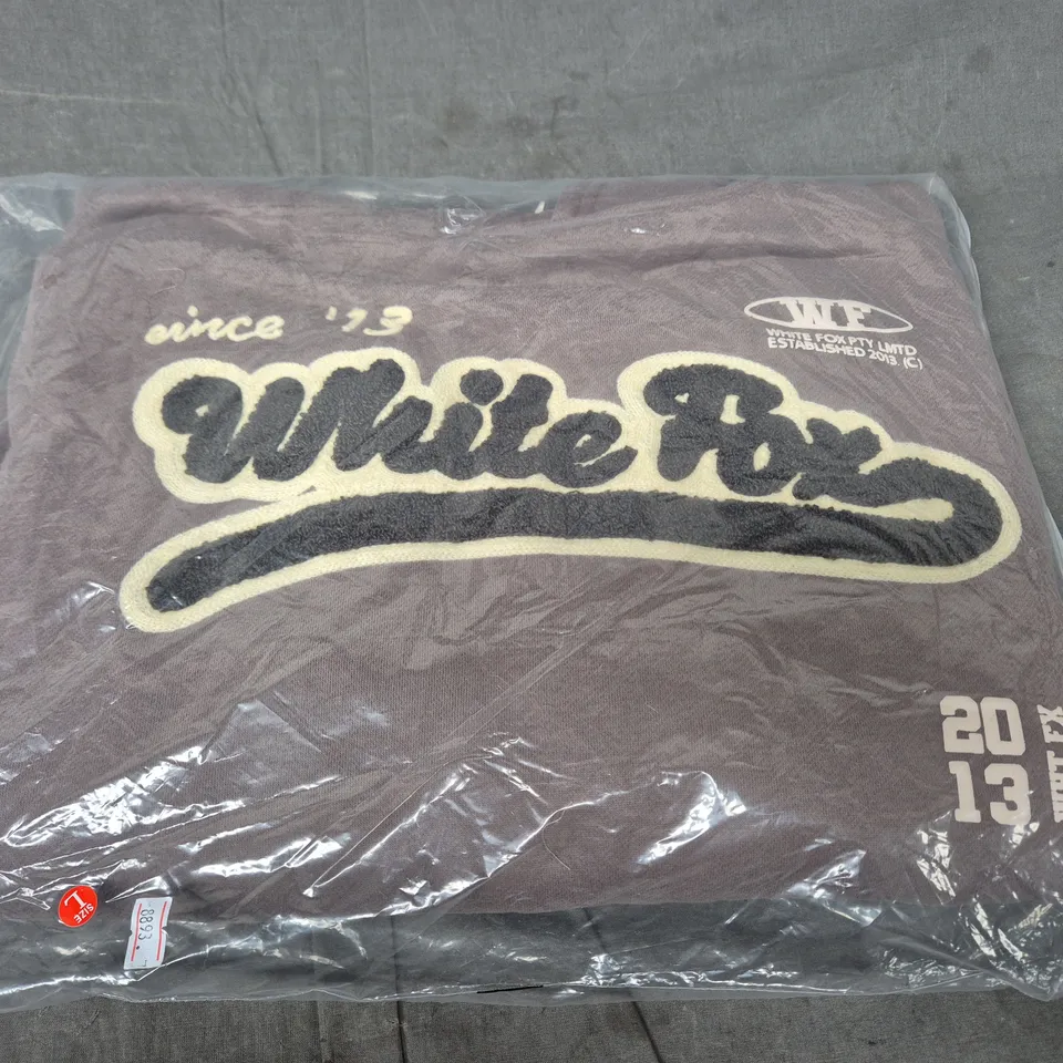 WHITE FOX HOODIE – SIZE L