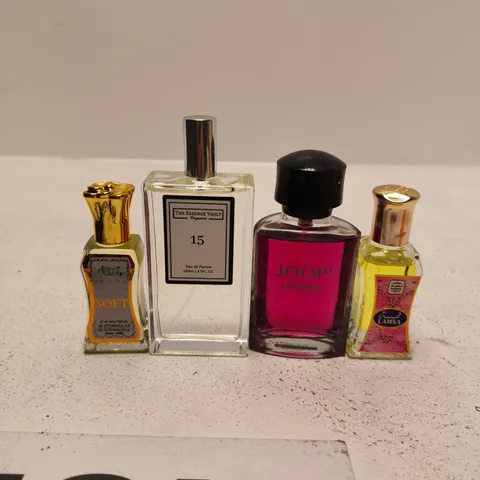 APPROXIMATELY 15 ASSORTED UNBOXED FRAGRANCES TO INCLUDE JOOP!, LAMSA, ESSENCE VAULT ETC