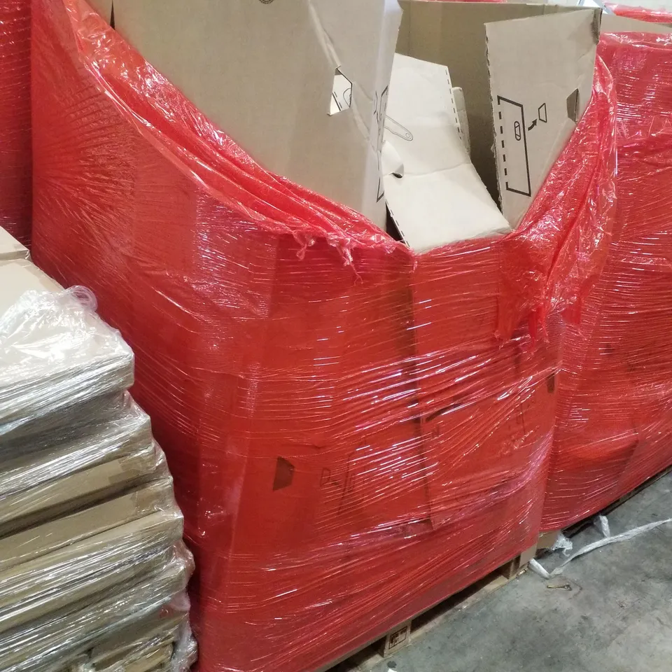 PALLET CONTAINING ASSORTED PRODUCTS INCLUDING SHOWER SET, MULTI-FUNCTIONAL FITNESS BOARD, KIDS KICK SCOOTER, RETRACTABLE SAFETY GATE & PILATES RING