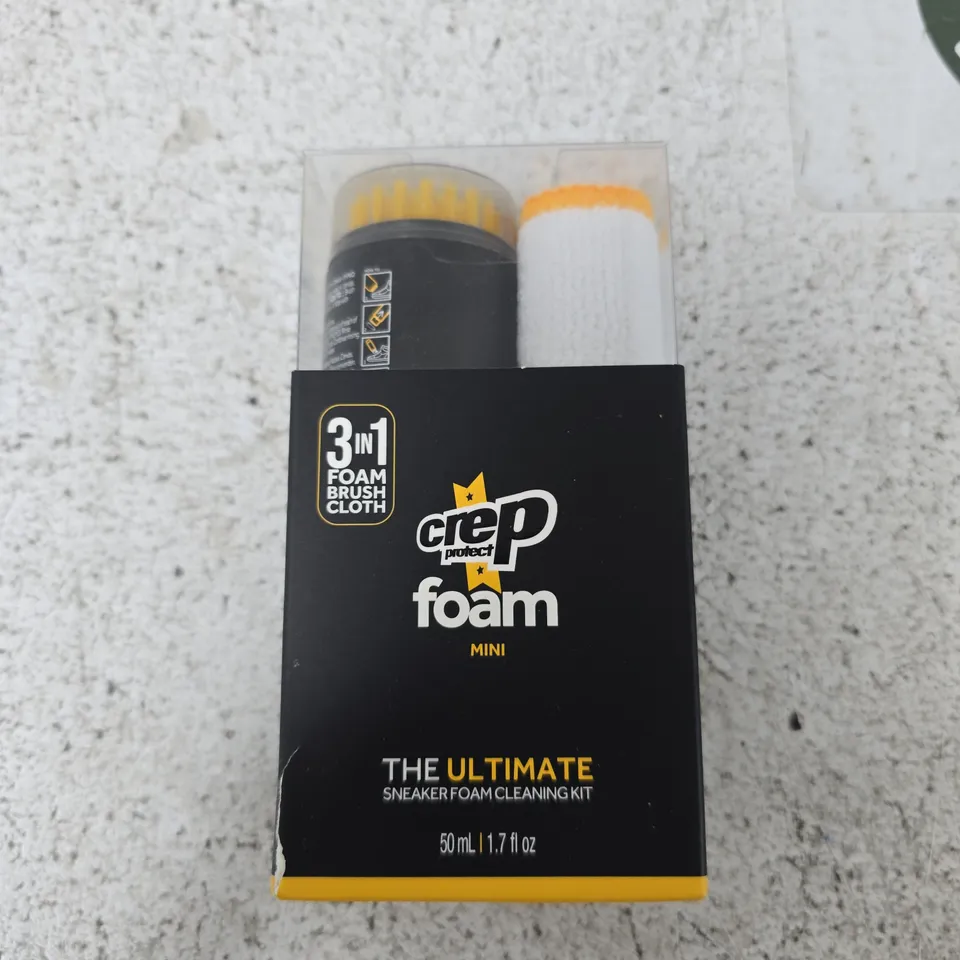 CREP PROTECT SNEAKER FOAM CLEANING KIT – 3-IN-1 (50 ML) – THE ULTIMATE