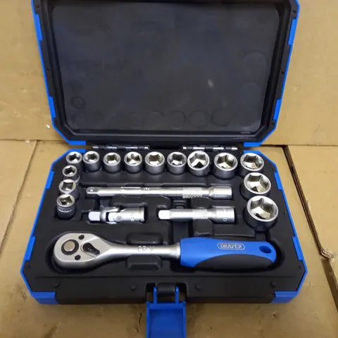 DRAPER 16359 METRIC SOCKET SET BLUE