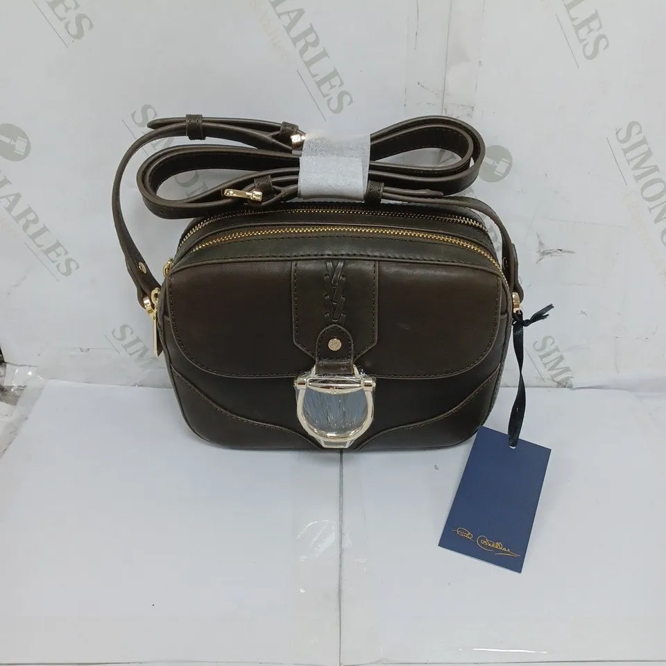PAUL COSTELLOE DRESSAGE LADIES DARK BROWN HANDBAG