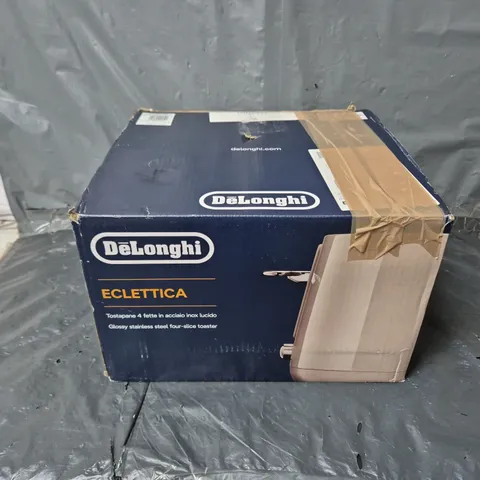 BOXED DELONGHI ECLETTICA 4-SLICE TOASTER