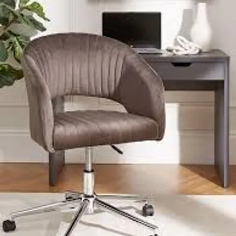 BOXED SOLAR OFFICE CHAIR - CHARCOAL (1 BOX)