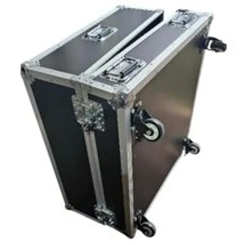 BRAND NEW LARGE WHEELED FLIGHT CASE WITH LOCKS