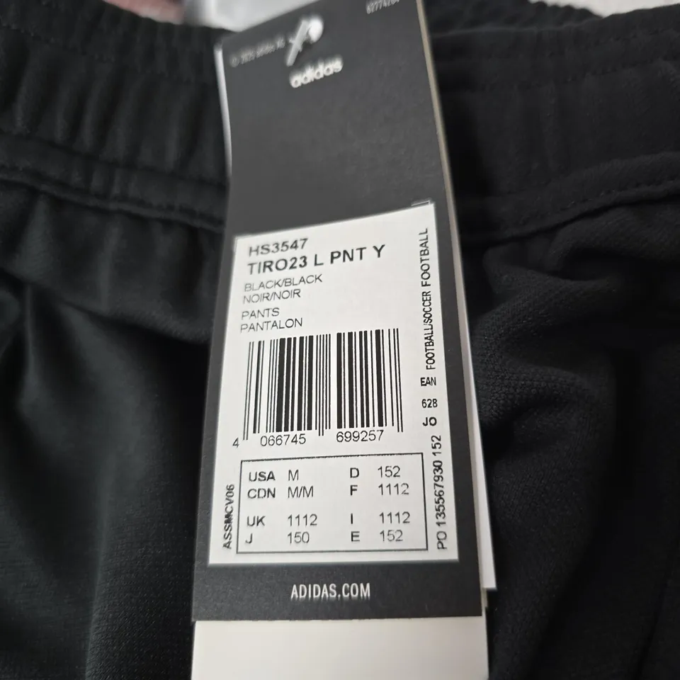 ADIDAS TIRO 23 TRAINING PANTS – BLACK, MEN'S (UK 11–12) – AEROREADY