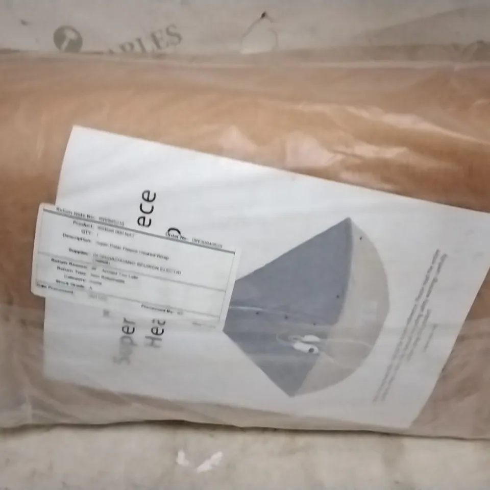 SUPER POLAR FLEECE HEATED WRAP NATURAL