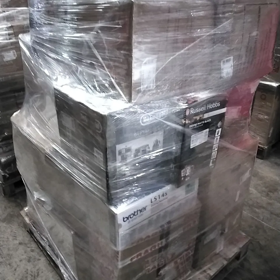 PALLET OF APPROXIMATELY 25 UNPROCESSED RAW RETURN HOUSEHOLD AND ELECTRICAL GOODS TO INCLUDE;