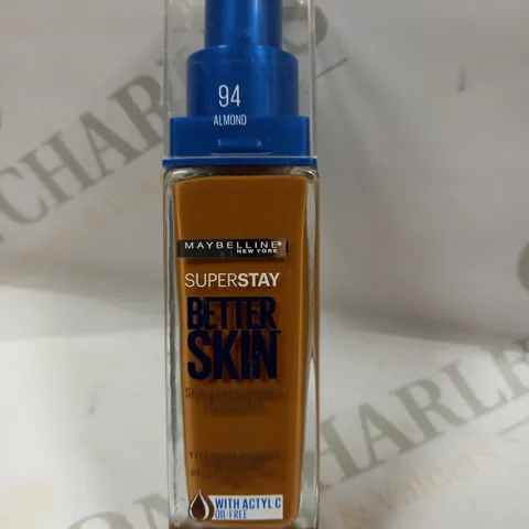 MAYBELLINE SUPER STAY BETTER SKIN FOUNDATION 94 ALMOND X4