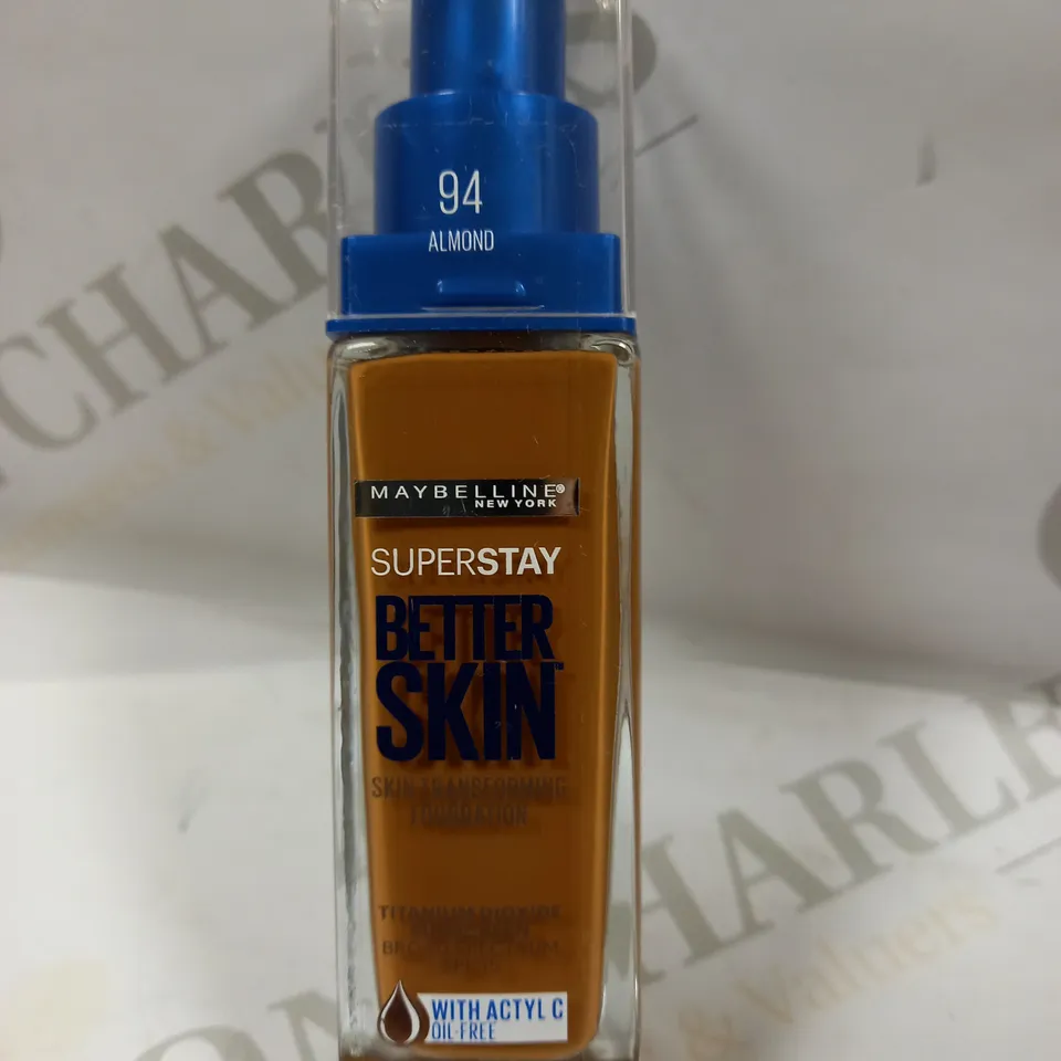 MAYBELLINE SUPER STAY BETTER SKIN FOUNDATION 94 ALMOND X4