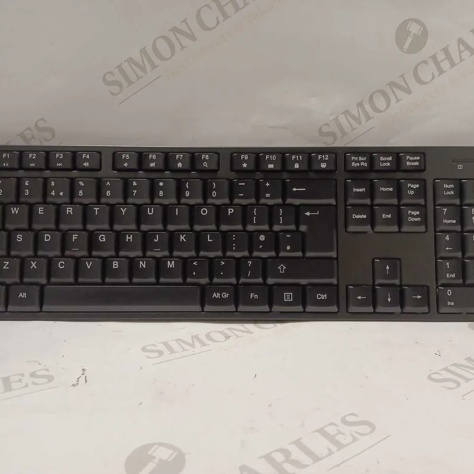 WIRELESS KEYBOARD STANDARD FULL SIZE IN BLACK