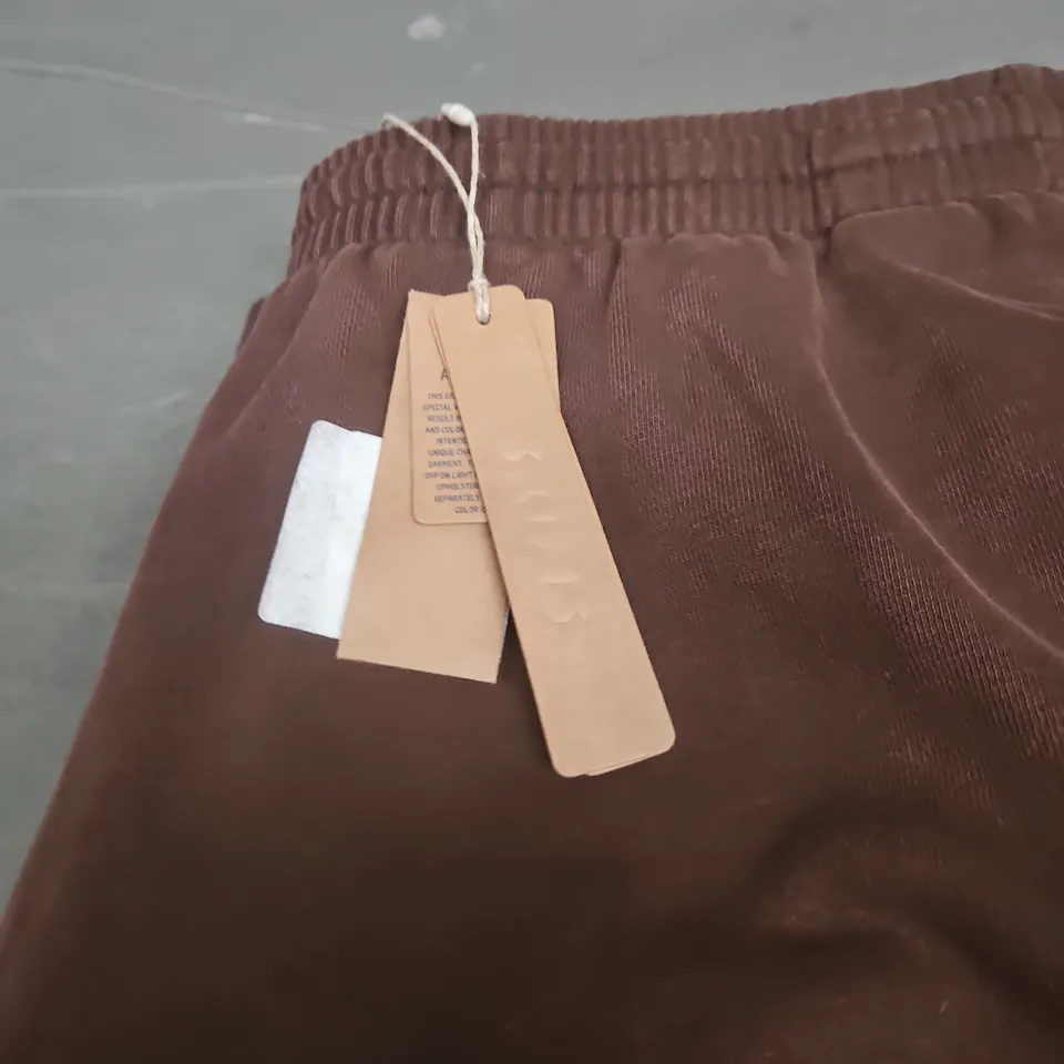 SKIMS BOYFRIEND FLEECE CARGO SWEATPANTS - SMALL