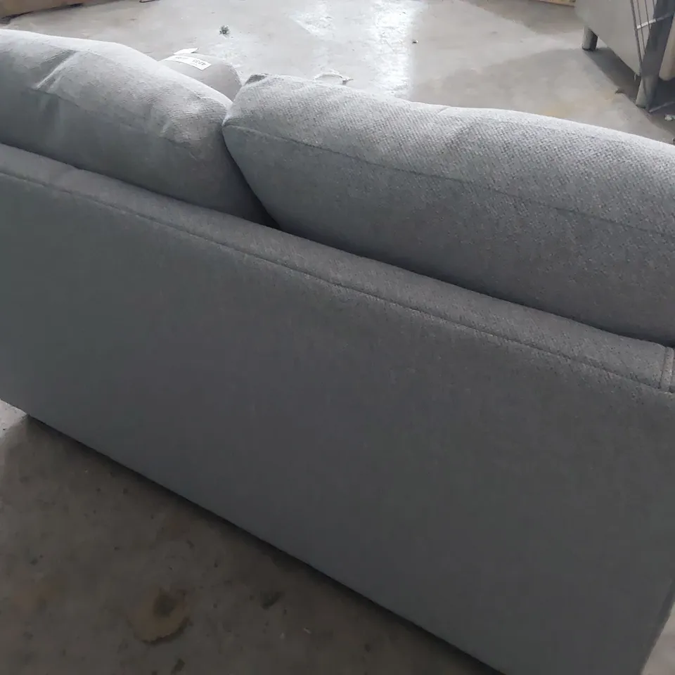 DESIGNER TWO SEATER SOFA GREY FABRIC