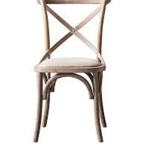 BOXED GALLERY PAIR OF PINSONS DINING CHAIRS - NATURAL (1 BOX)