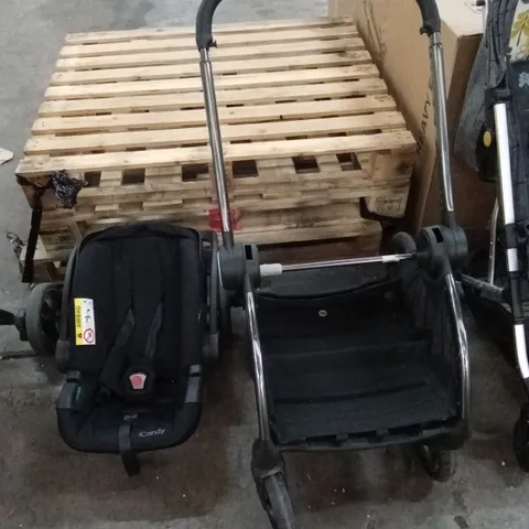 ICANDY STROLLER FRAME AND CAR SEAT/CARRIER