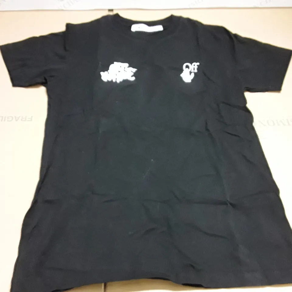 OFF WHITE BLACK T-SHIRT - L