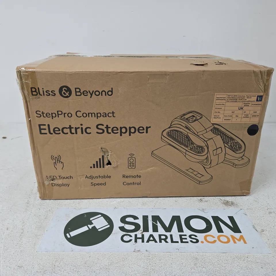 BLISS & BEYOND STEPPRO COMPACT ELECTRIC STEPPER – BOXED