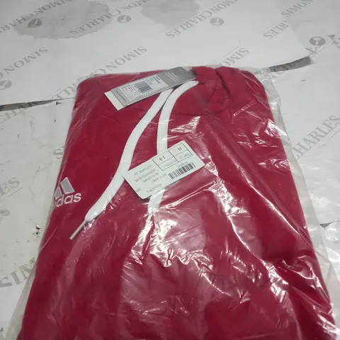 RED ADIDAS HOODIE SIZE XL