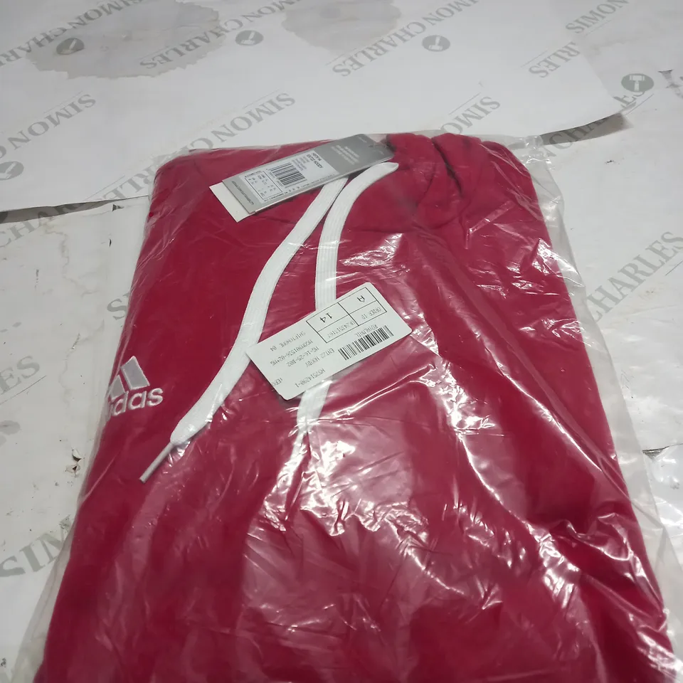 RED ADIDAS HOODIE SIZE XL 