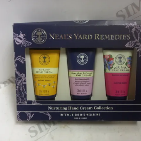 BOXED NEALS YARD REMEDIES NUTURING HAND CREAM COLLECTION