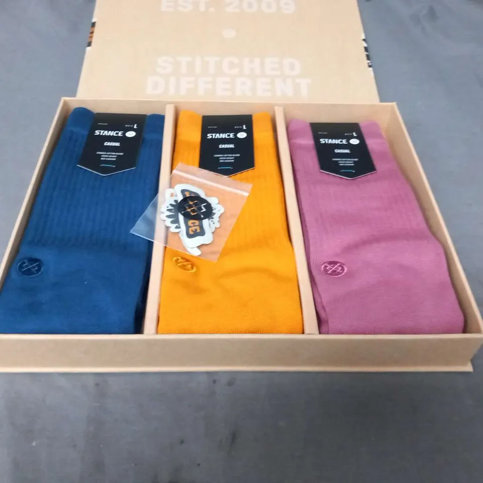 BOXED STANCE COTTON BLEND SOCK SET