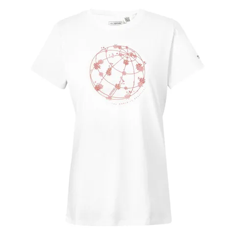 BRAND NEW REGATTA WOMENS FINGAL IX TEE IN WHITE - UK 18