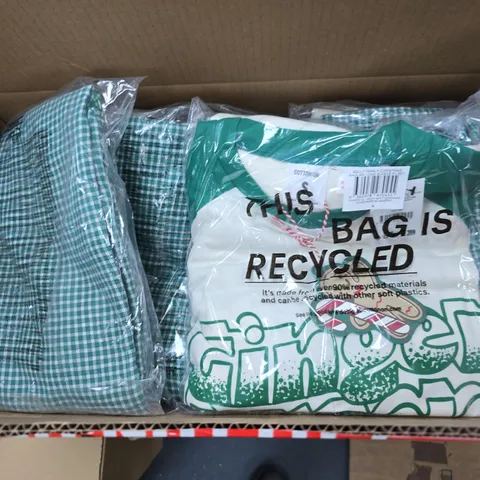 APPROXIMATELY 14 ADULT FAMILY CHRISTMAS RAGLAN LONG SLEEVE PJ SETS IN VARIOUS SIZES, COLOURS & STYLES