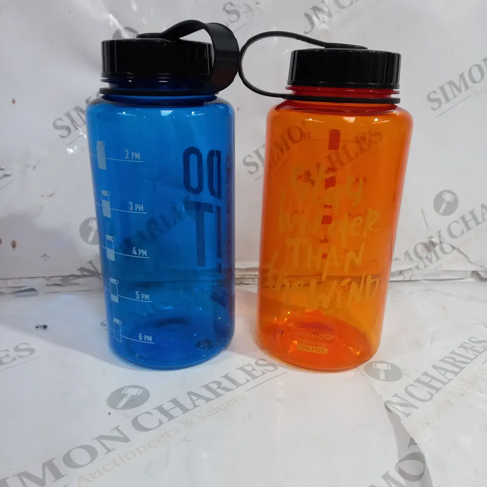 LOCK N LOCK 1000ML BOTTLE BLUE AND ORANGE 1000ML EACH