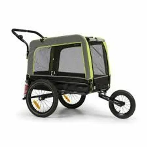 BOXED KLARFIT HUSKY 2 IN 1 VARIO DOG CART TRAILER 