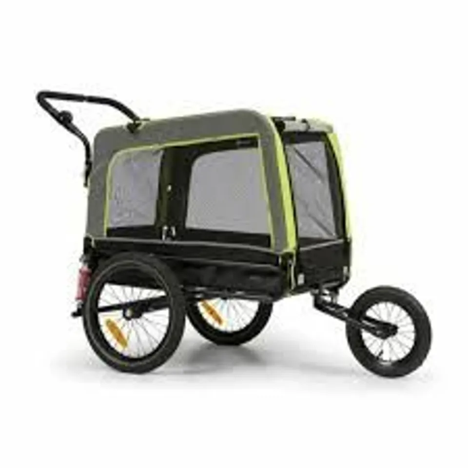 BOXED KLARFIT HUSKY 2 IN 1 VARIO DOG CART TRAILER 