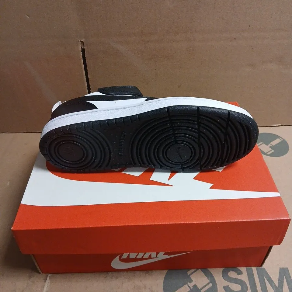 NIKE SNEAKERS – BLACK & WHITE, BOXED UK SIZE 1