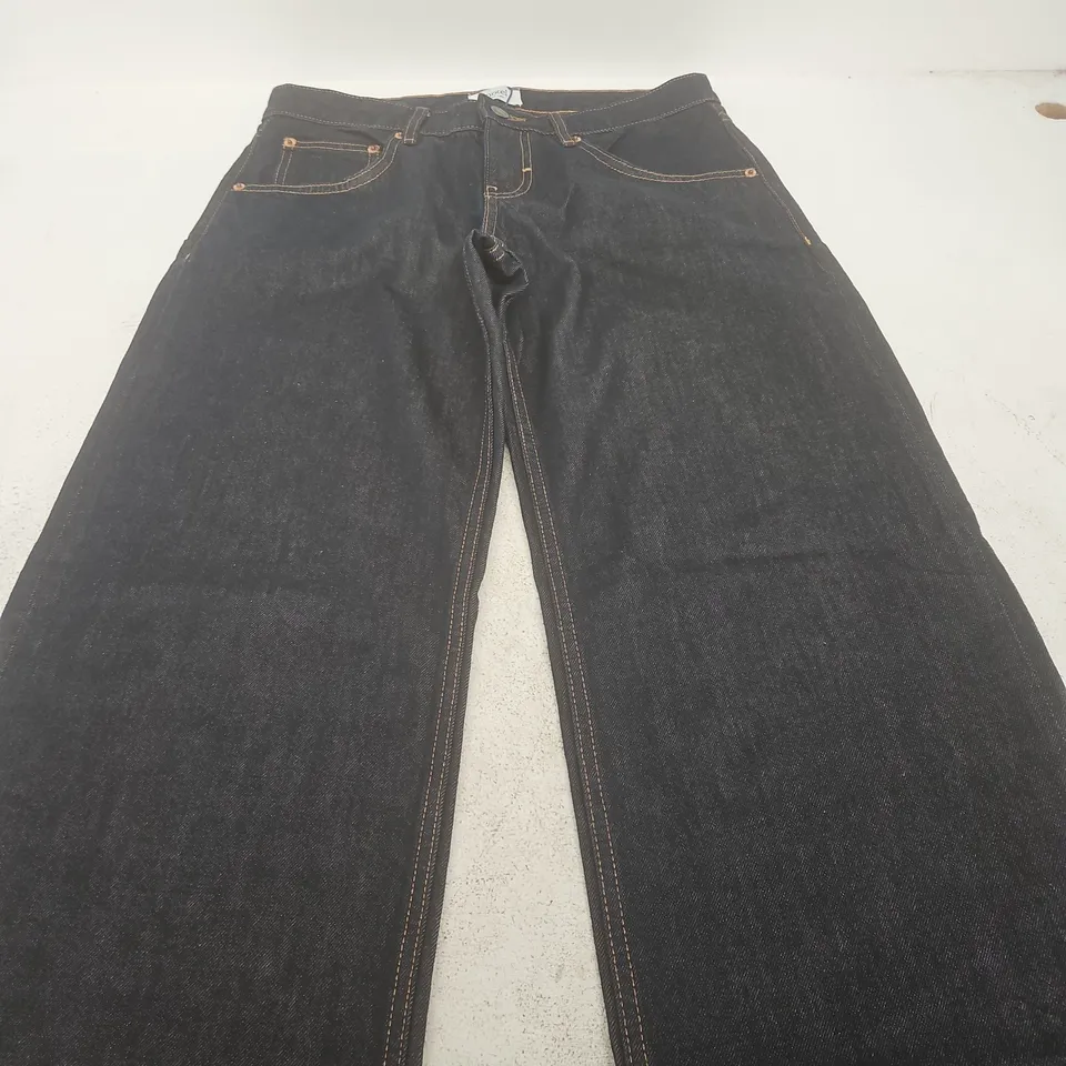 MOTEL LOW RISE JEANS – INDIGO DENIM, W26 L30 (UK 8)