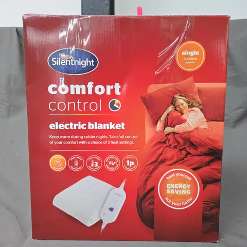 BOXED SILENTNIGHT COMFORT CONTROL ELECTRIC BLANKET