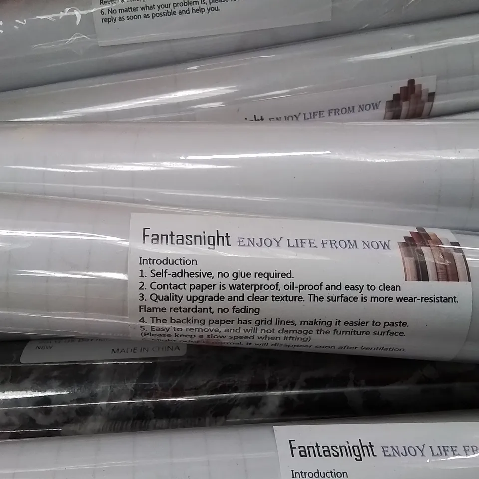 PALLET CONTAINING LARGE AMOUNT OF SELF ADHESIVE COVER/WRAP ROLLS