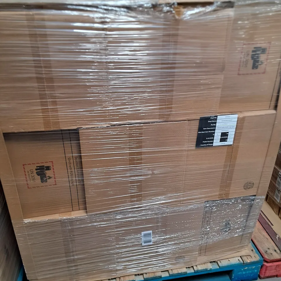 PALLET CONTAINING 24 3-PACK BOXES OF BRAND NEW 12" FLOOR RING LIGHTS
