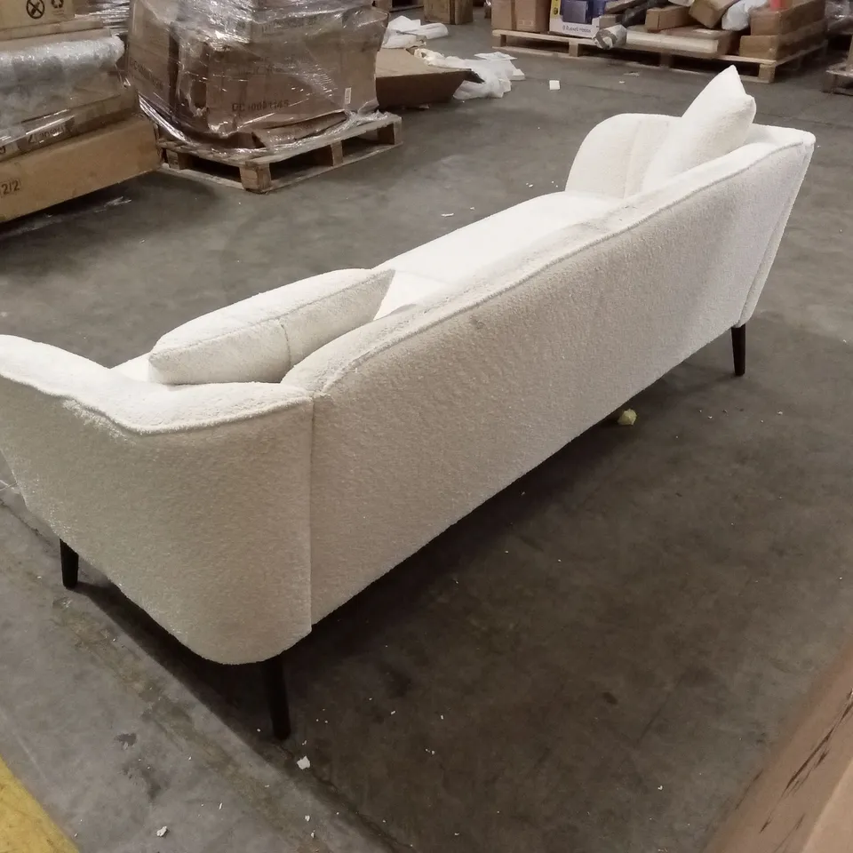 LOREN 3 SEATER BOUCLE FABRIC SOFA