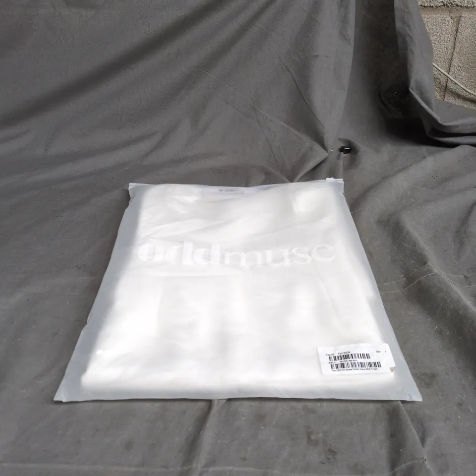 ODD MUSE THE ULTIMATE MUSE MIDI DRESS WHITE LARGE, BAGGED WITH TAGS