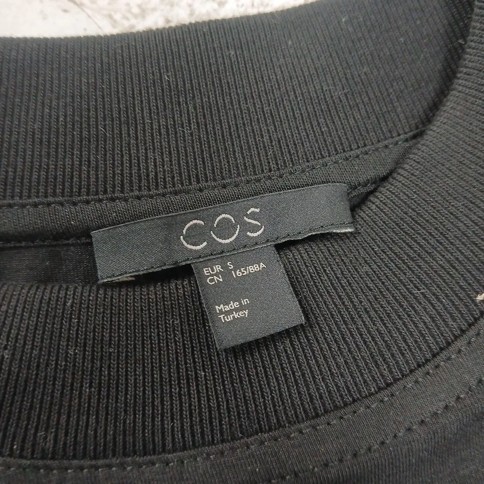 COS WOMEN'S BLACK DREES – EUR S (CN 165/88A), MADE IN TURKEY